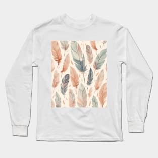 Indian Feathers Art Print Long Sleeve T-Shirt